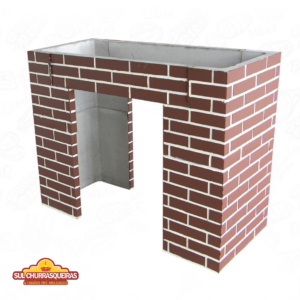 Base de pia 1.14×50 tijolinho pintado