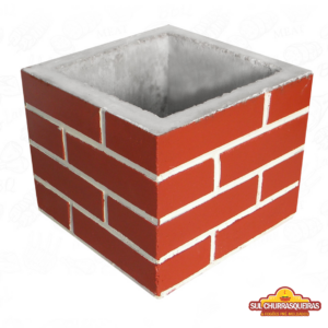 Duto 30x30x25 tijolinho pintado